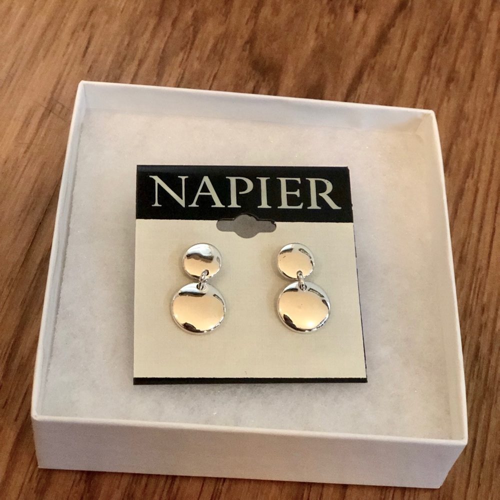 BRAND NEW! Sterling Silver Circle Earrings